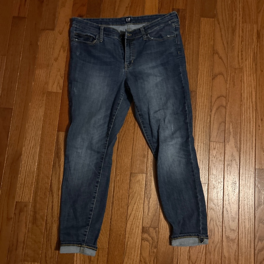 GAP Dark Blue Ankle Jeans